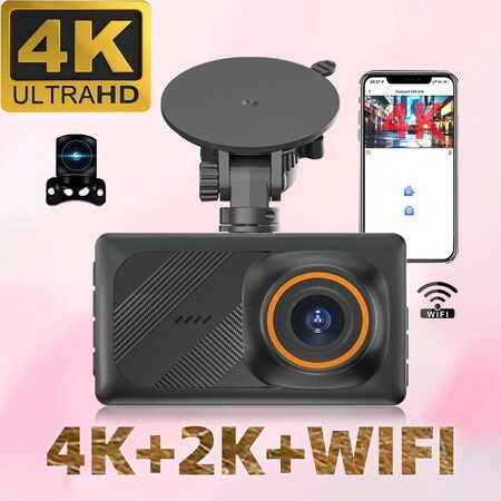4K Ultra HD Dual Lens Dash Cam Carousel 1