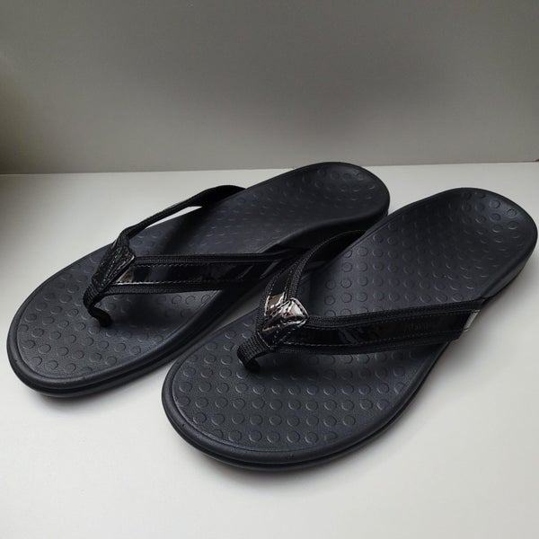 New no tags Vionic Islander Womens Jandals Black arch support-Size US 11/EUR 43 Carousel 9
