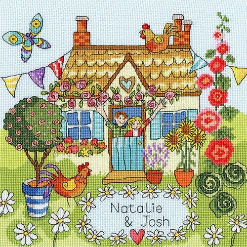 Bothy Threads Cross Stitch Kit - Our House Carousel 1