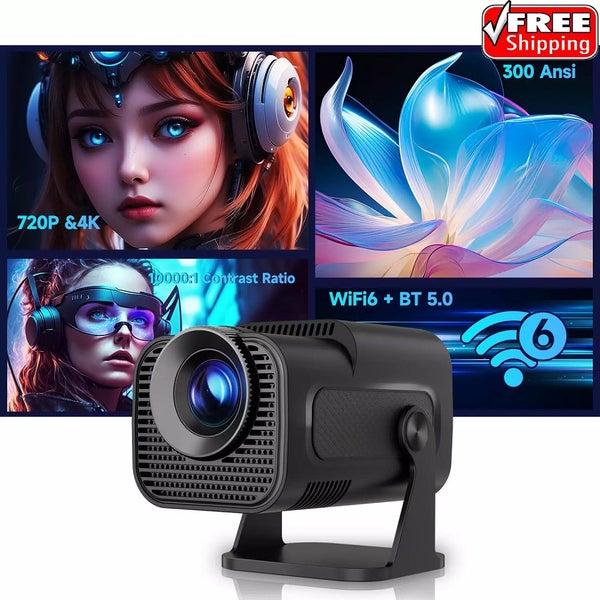 HY320 Mini 4K Smart Projector Android 11 300ANSI Rotable Wifi6/BT5.0 Projector Carousel 1