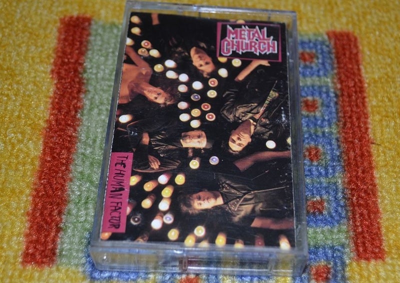 METAL CHURCH The Human Factor CASSETTE TAPE Carousel 1