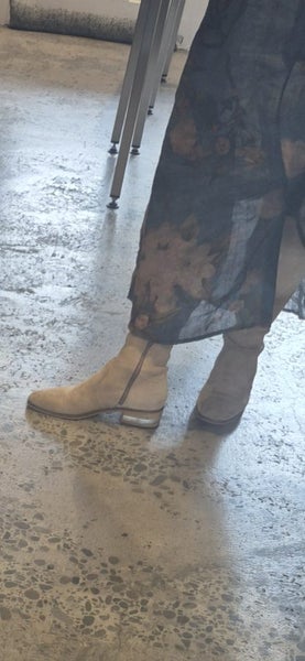 Django & Juliette Full Length Stretch Suede Boots Size 38 Carousel 2
