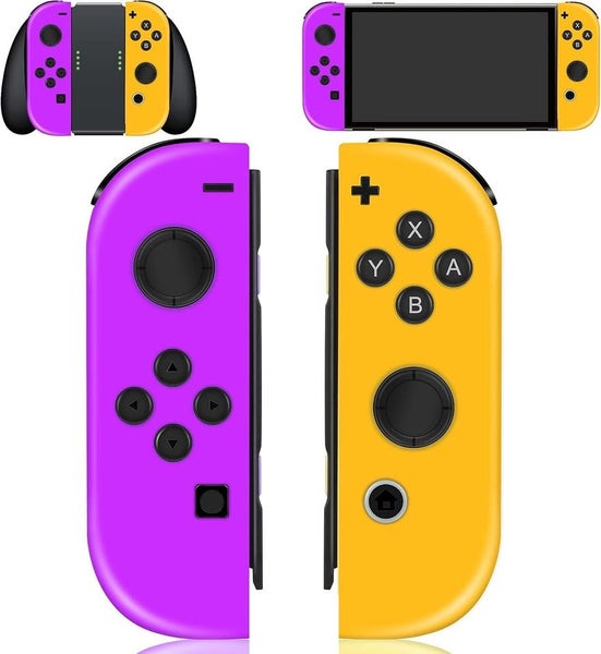 Nintendo Switch Controller - Yellow/Purple Carousel 5