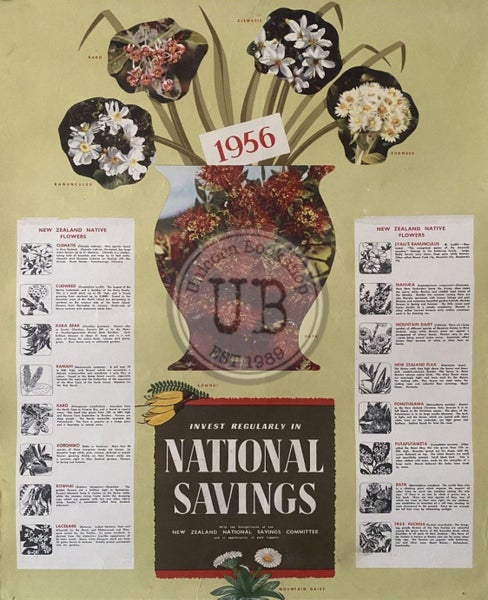 VINTAGE POSTER: Invest Regularly in National Savings / Savings Committee 1956 Carousel 1