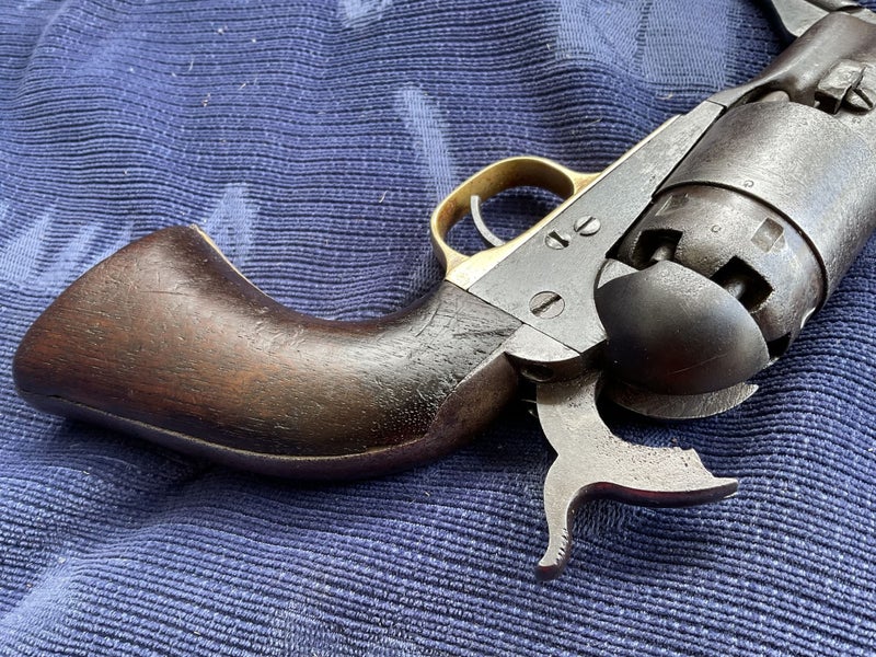 Colt .44 Revolver. 1860 Army, percussion. Made in 1863. No license. Carousel 15