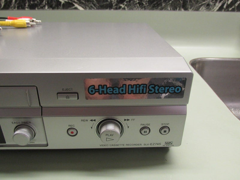 Sony SLV-EZ745AZ Hi-Fi 6 Head VHS Tape Recorder Carousel 5