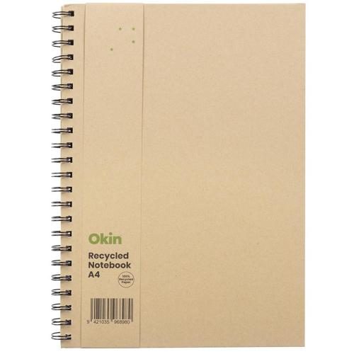 Okin ISNBHCEA4 Okin Eco Spiral Hardcover Notebook A4 [ISNBHCEA4] Carousel 1