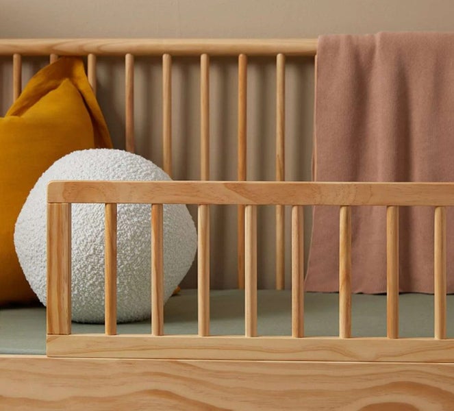 MOCKA SECONDS: Archie Cot Toddler Bed Half Frame - Natural Carousel 2