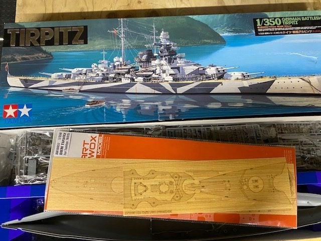 1:350 Tirpitz with extras Carousel 1