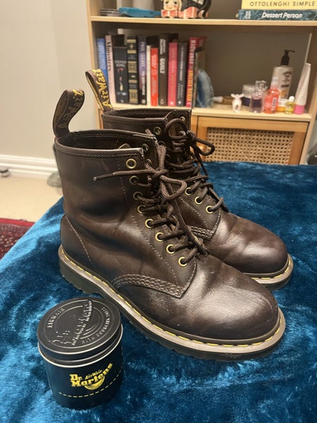 Dr Martens brown boots Carousel 1