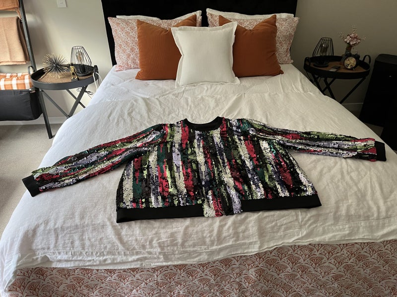 Sequin Bomber Jacket Carousel 4