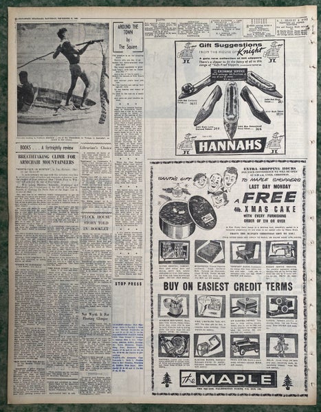 OLD NEWSPAPER: Manawatu Evening Standard - Saturday, 22 December 1962 Carousel 3