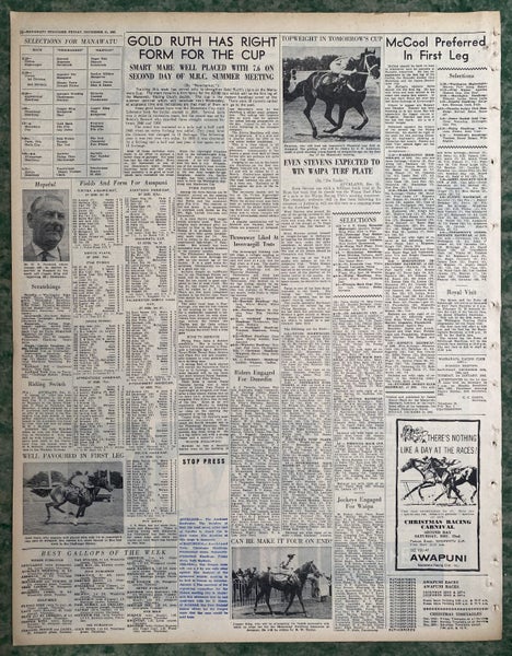 OLD NEWSPAPER: Manawatu Evening Standard - Friday, 21 December 1962 Carousel 3