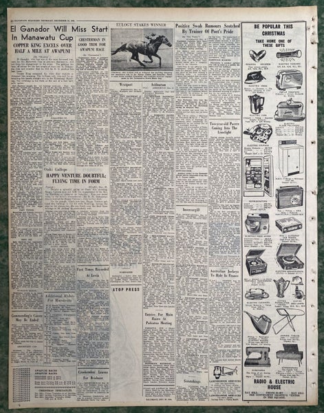 OLD NEWSPAPER: Manawatu Evening Standard - Thursday, 20 December 1962 Carousel 3
