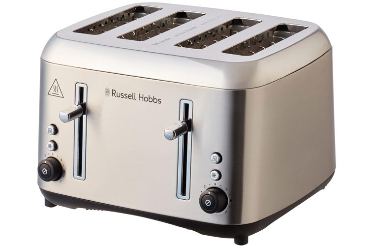 Russell Hobbs Addison 4 Slice Toaster Brushed Stainless Steel Carousel 1