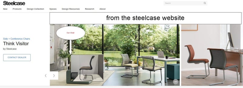 Steelcase Visitor Chair x 1 Carousel 1