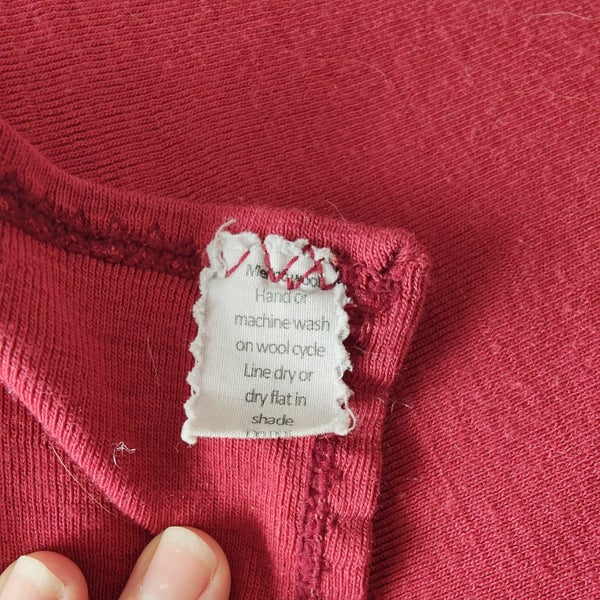 Red Merino Baby Swaddle / Pram Blankie Carousel 3