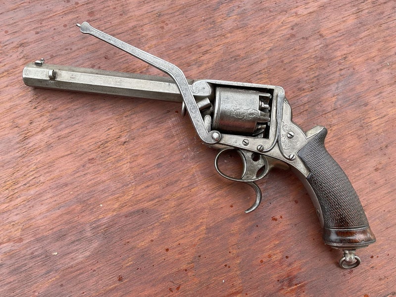 Tranter percussion revolver. 54 bore. 3rd model. No Licence needed. Carousel 1