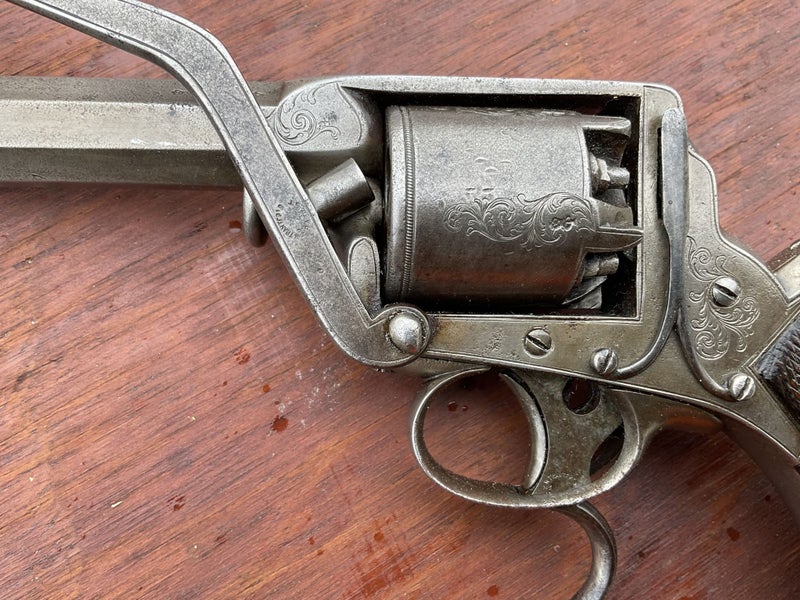 Tranter percussion revolver. 54 bore. 3rd model. No Licence needed. Carousel 2
