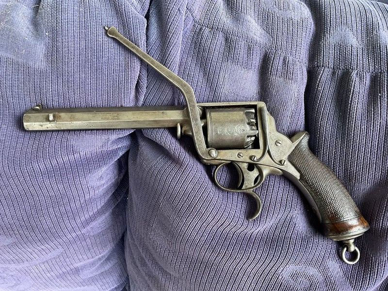 Tranter percussion revolver. 54 bore. 3rd model. No Licence needed. Carousel 11