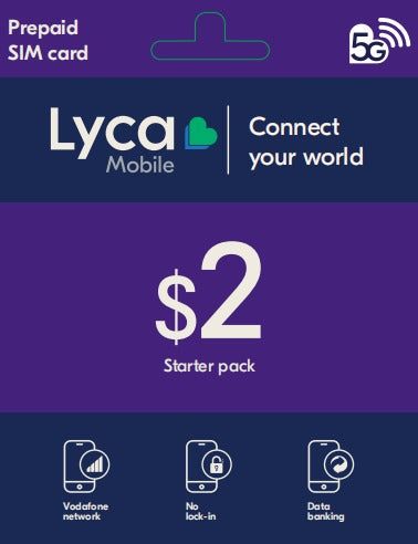 LycaMobile Prepaid SIM Card $2 Carousel 2
