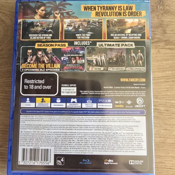 PS4 Collectors Edition - Farcry 6 Lions of Yara Statue & Ultimate Edition Game62863868879362113
