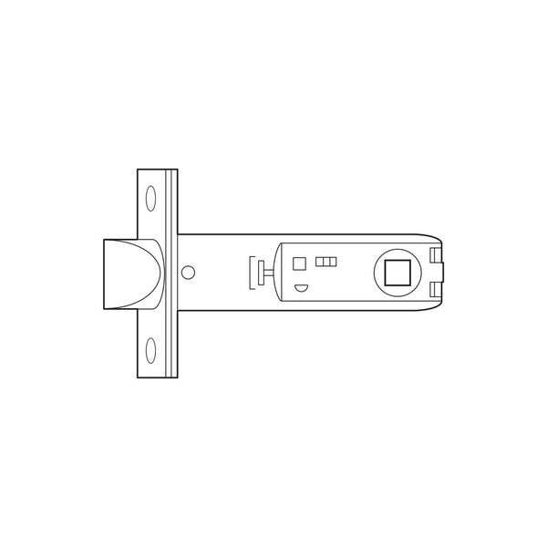 Lockwood L530-12SC Tubular Latch - Deadlatch 60mm Backset - $1 Res (PU25) Carousel 3