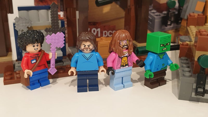 LEGO Minecraft Movie 21272 Woodland Mansion Fighting Ring inc Instructions Carousel 2