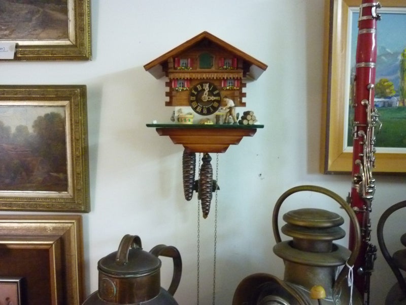 CUCKOO CLOCK. SWISS CHALET. GERMAN MADE. Carousel 2