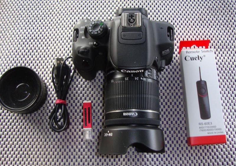 Canon EOS 700D DSLR Camera =3 LENS ATTACHMENTS62936672038531114