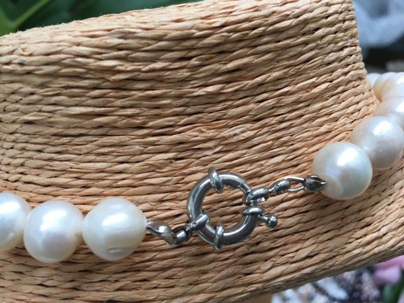 Freshwater Beads Pearl Necklace White Carousel 2