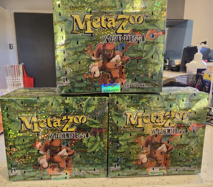 $1 RESERVE 3x METAZOO WILDERNESS 1ST EDITION BOXES Carousel 1