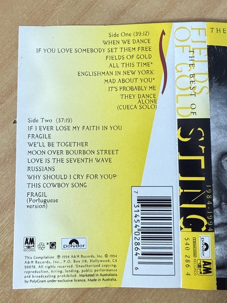 The Best of Sting Fields of Gold Cassette Tape Carousel 2