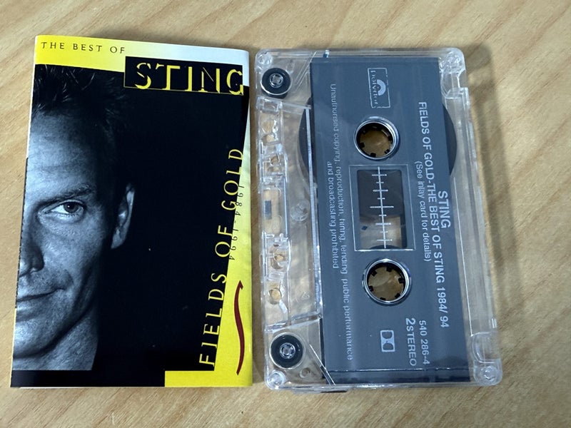 The Best of Sting Fields of Gold Cassette Tape Carousel 1
