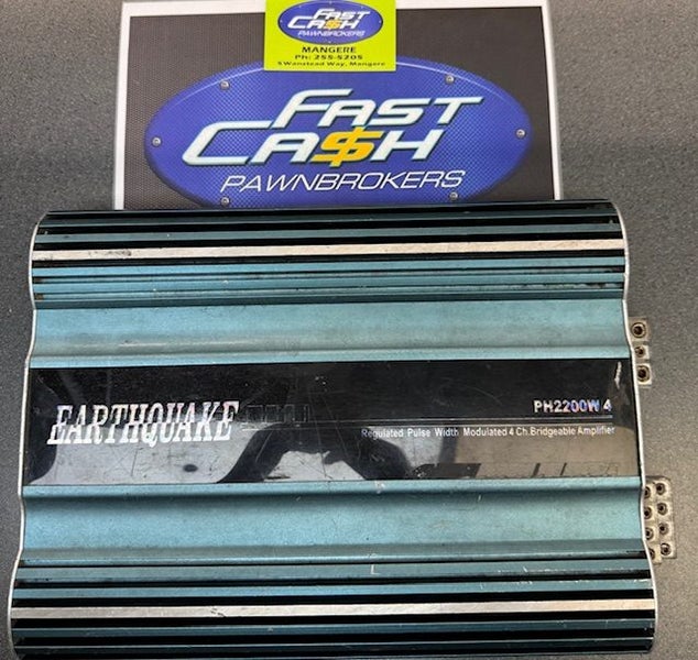 EARTHQUAKE CAR AMPLIFIER - 4 CHANNEL AMPLIFIER Carousel 1
