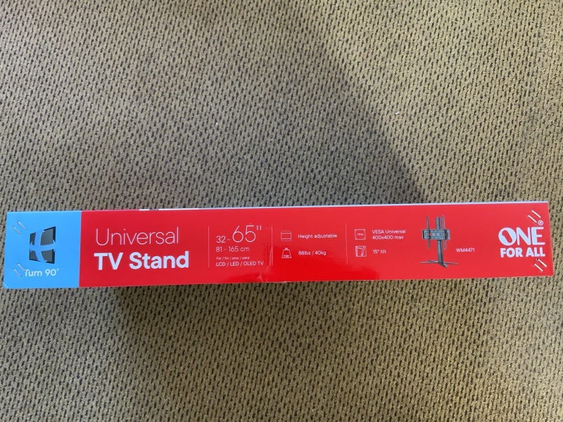 UNUVERSAL TV STAND BRAND NEW (ONE FOR AL) fits 32'' to 65'' Carousel 3