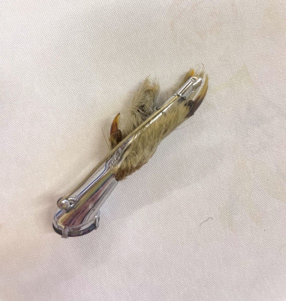Vintage Scottish brooches - Grouse foot and feather Carousel 5