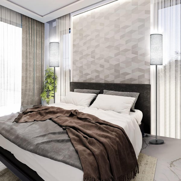 Floor Lamp for Living Room, Modern Standing lamp with Remote Control Carousel 7