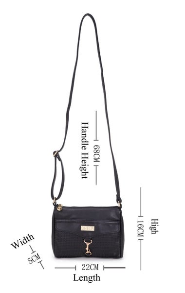 Compact Black Crossbody Bag Carousel 2