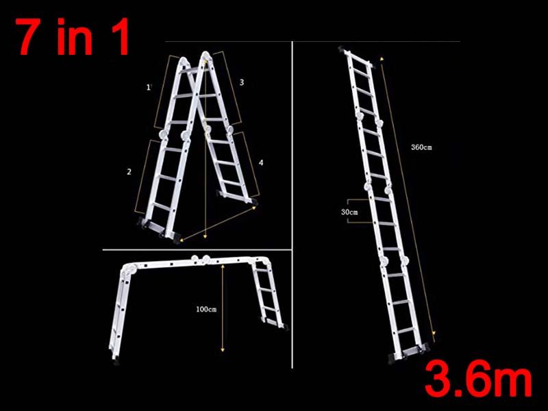 Aluminium Ladder 3.6M Carousel 15