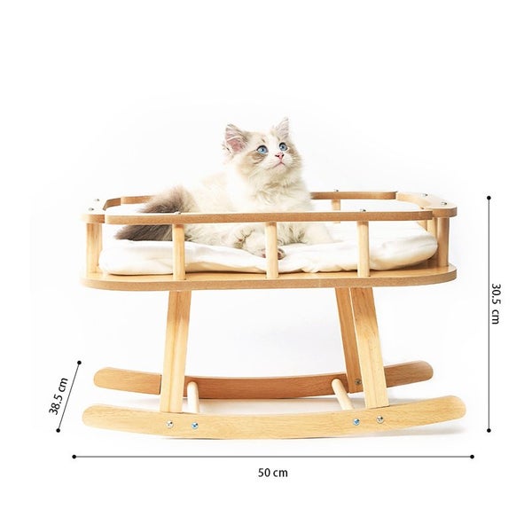 PETSWOL Pet Swing Bed with Soft Cushion Carousel 2