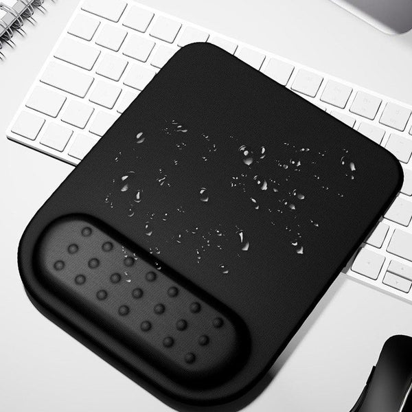 COMFEYA Non-slip Ergonomic Mouse Pad with Padded Wrist Rest - Black Carousel 1