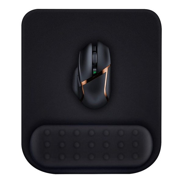 COMFEYA Non-slip Ergonomic Mouse Pad with Padded Wrist Rest - Black Carousel 4