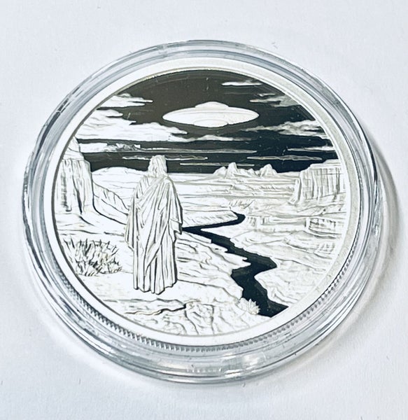 1 oz Silver Shield Christ Encounter Proof .999 Silver Round - Mintage 212 Carousel 1