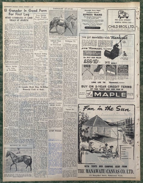 OLD NEWSPAPER: Manawatu Evening Standard - Tuesday, 4 December 1962 Carousel 3