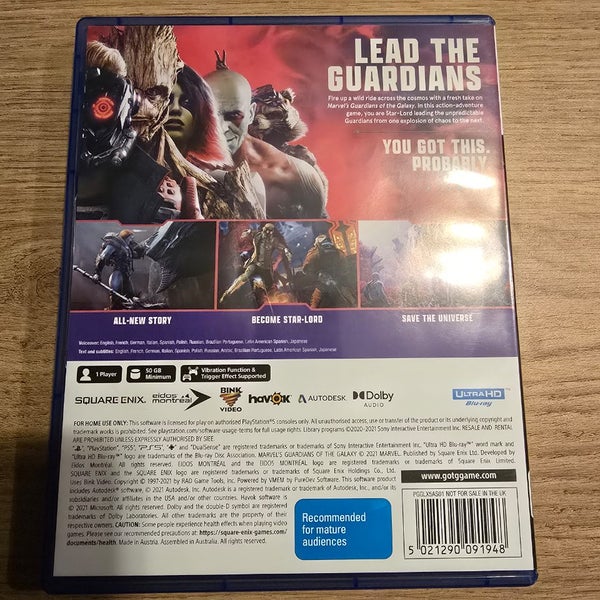 Playstation 5 - Guardians Of The Galaxy Game Carousel 3
