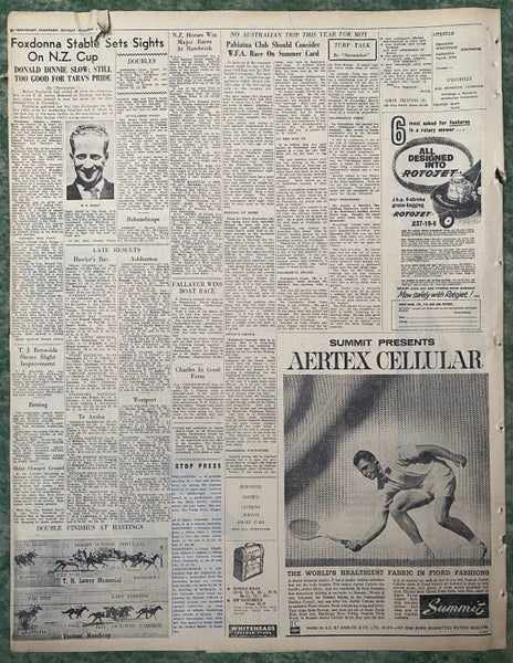 OLD NEWSPAPER: Manawatu Evening Standard - Monday, 1 October 1962 Carousel 3