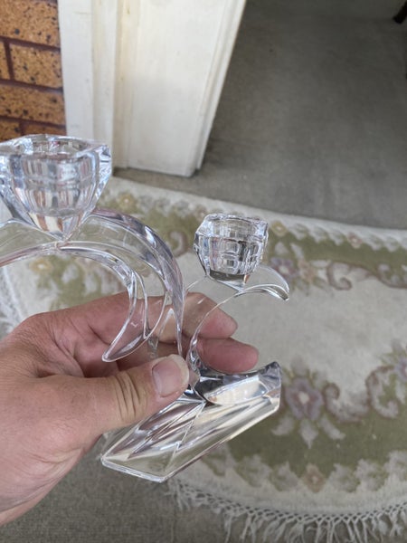 A beautiful crystal candle holder. Carousel 2