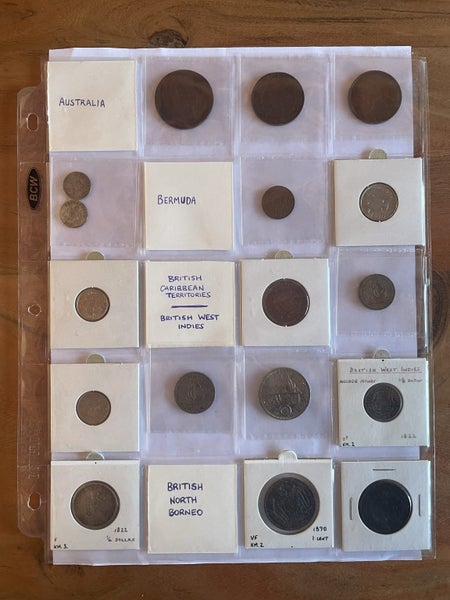 Approx 130 British Empire & Commonwealth coins & tokens 1794-1977 (#13)62854315425921112