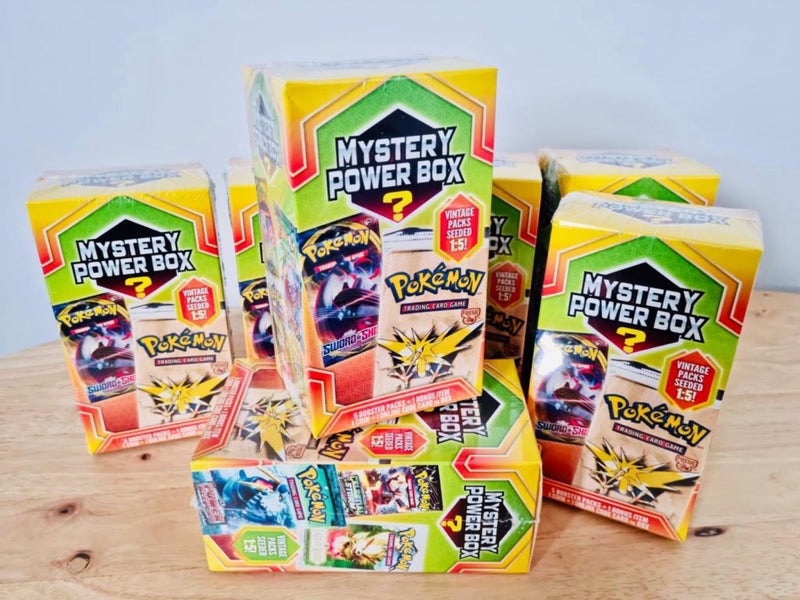 2020 Pokemon Mystery Power Box 1:5 Chase Vintage Factory Sealed Carousel 1